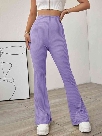 Flare Leg Pants - High-Waist (7500880969816)