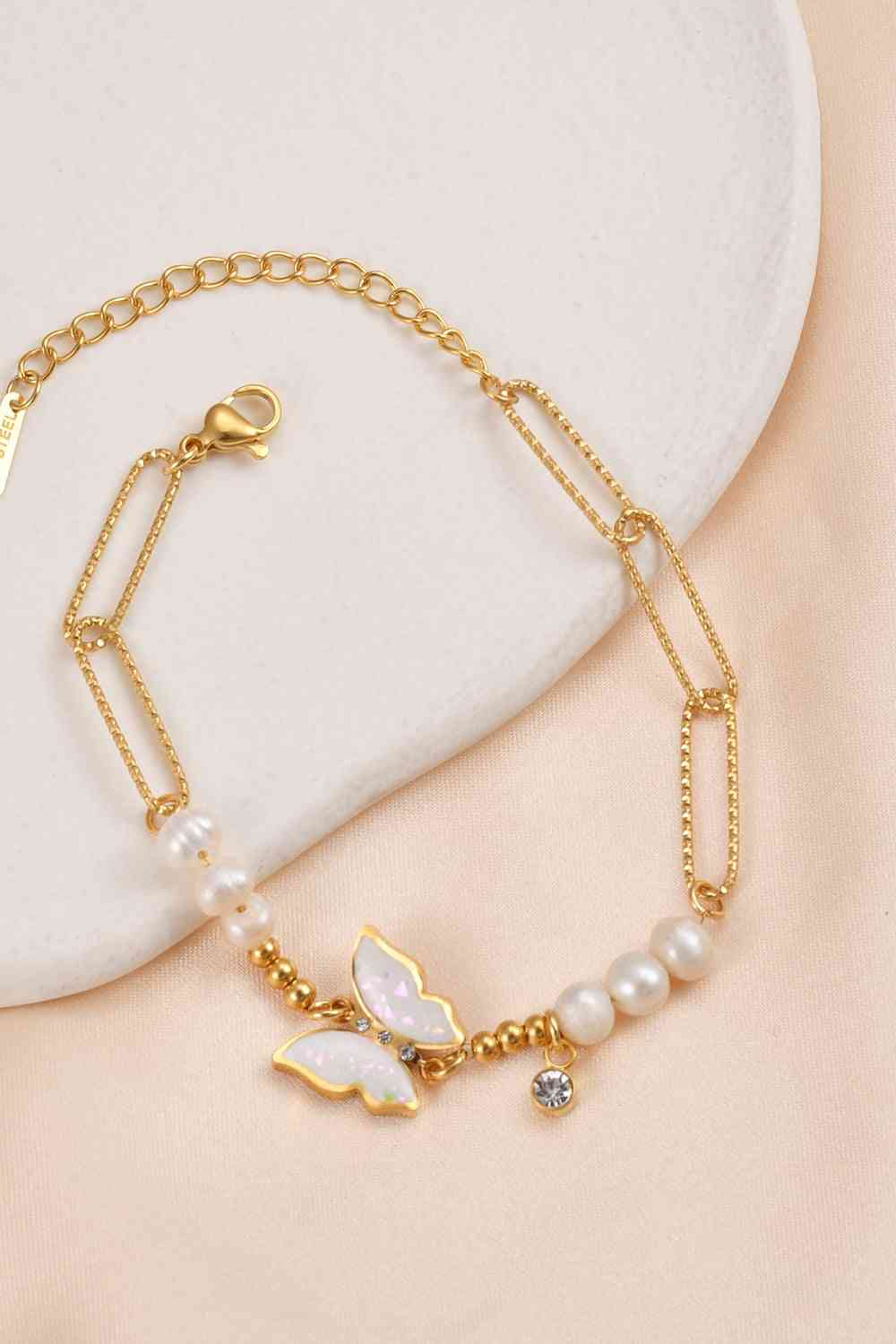 Butterfly Stainless Steel Bracelet (7500202770520)