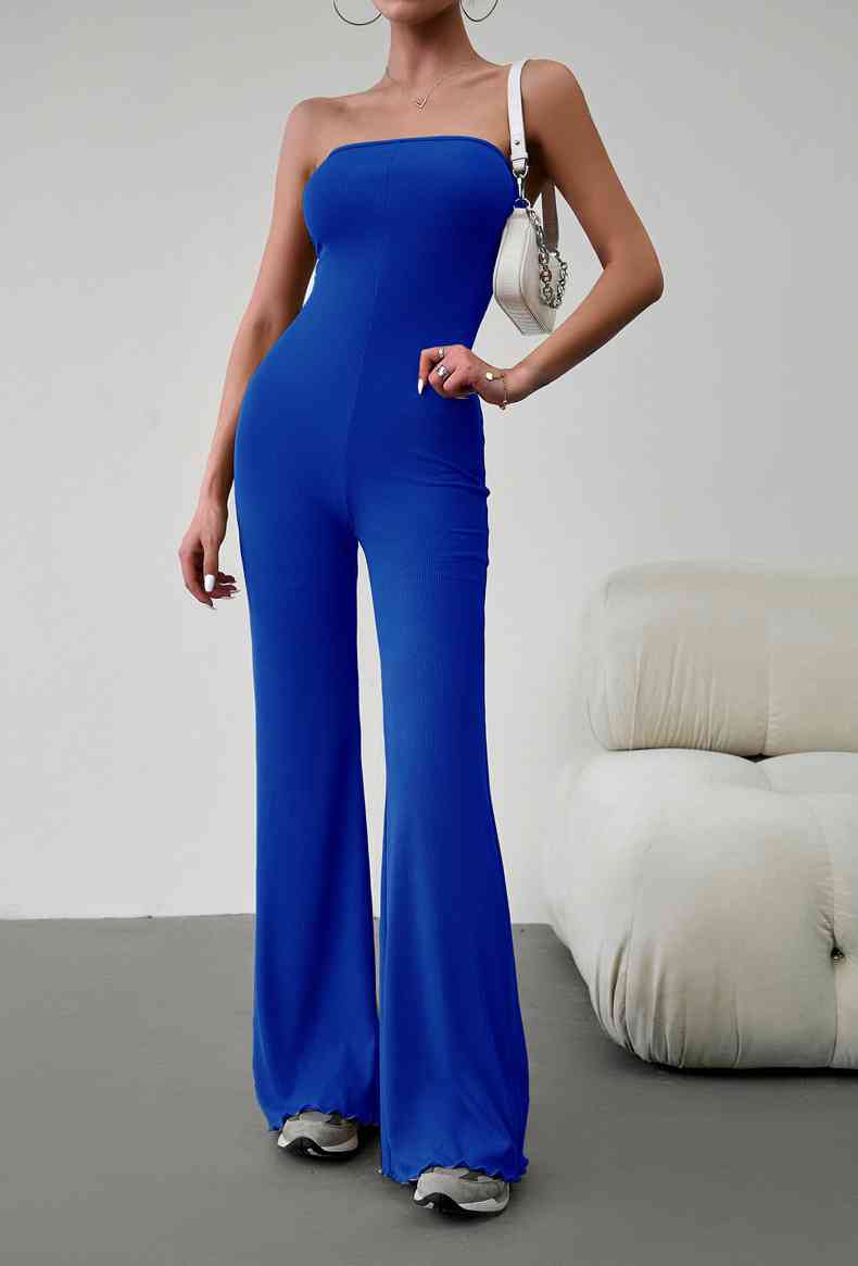 Strapless Lace-Up - Jumpsuit (7484692201560)