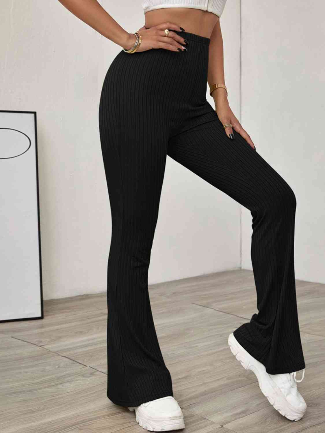 Flare Leg Pants - High-Waist (7500880969816)
