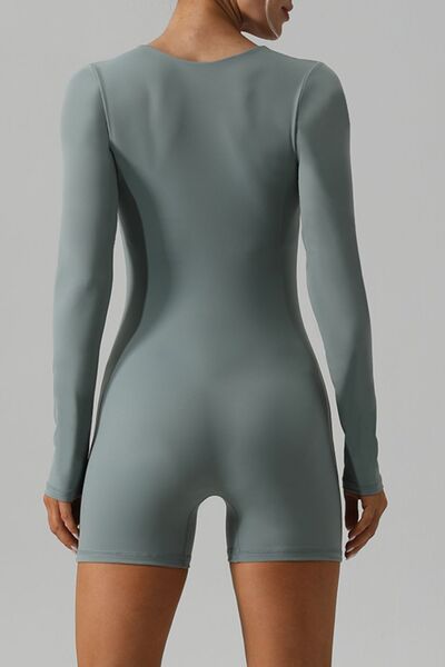 Long Sleeves Square Neck Leotard