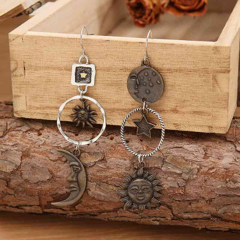 Star, Sun, & Moon - Earrings (7499300208728)
