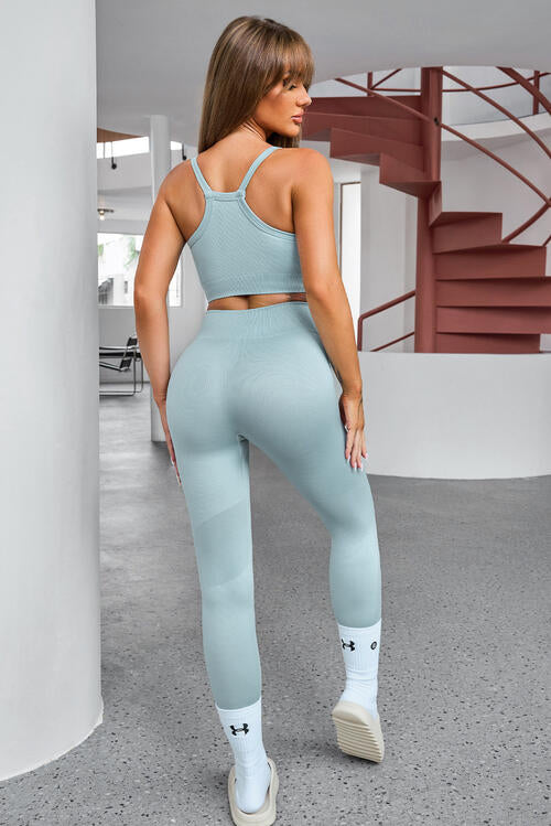 Tank Cropped - Active Top & Pants Set (7484216213592)