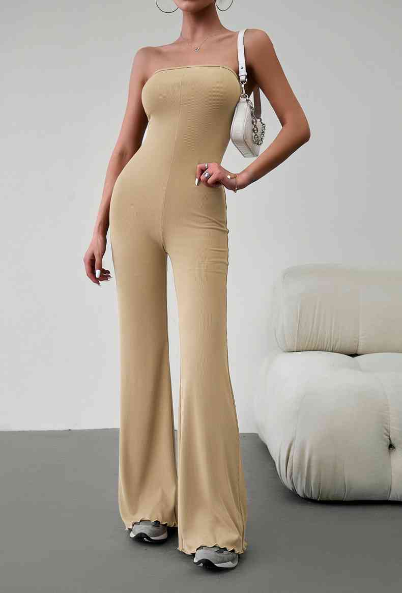 Strapless Lace-Up - Jumpsuit (7484692201560)