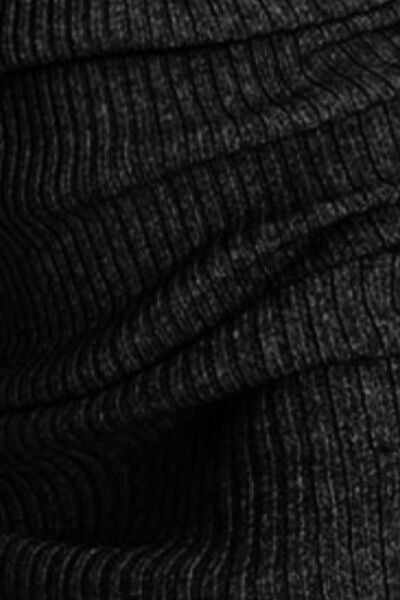 Ribbed Drawstrings Mini Dress (7515480555608)