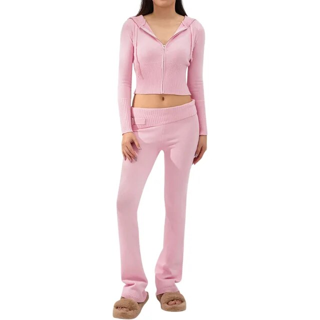 Cozy Fold - Two-Piece Set Knitted (7506965659736)