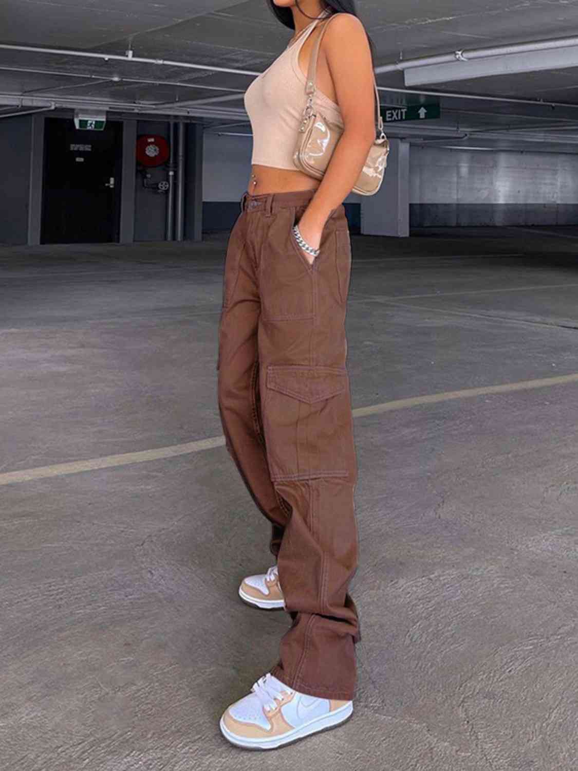 Straight Jeans With Pockets (7484161327192)