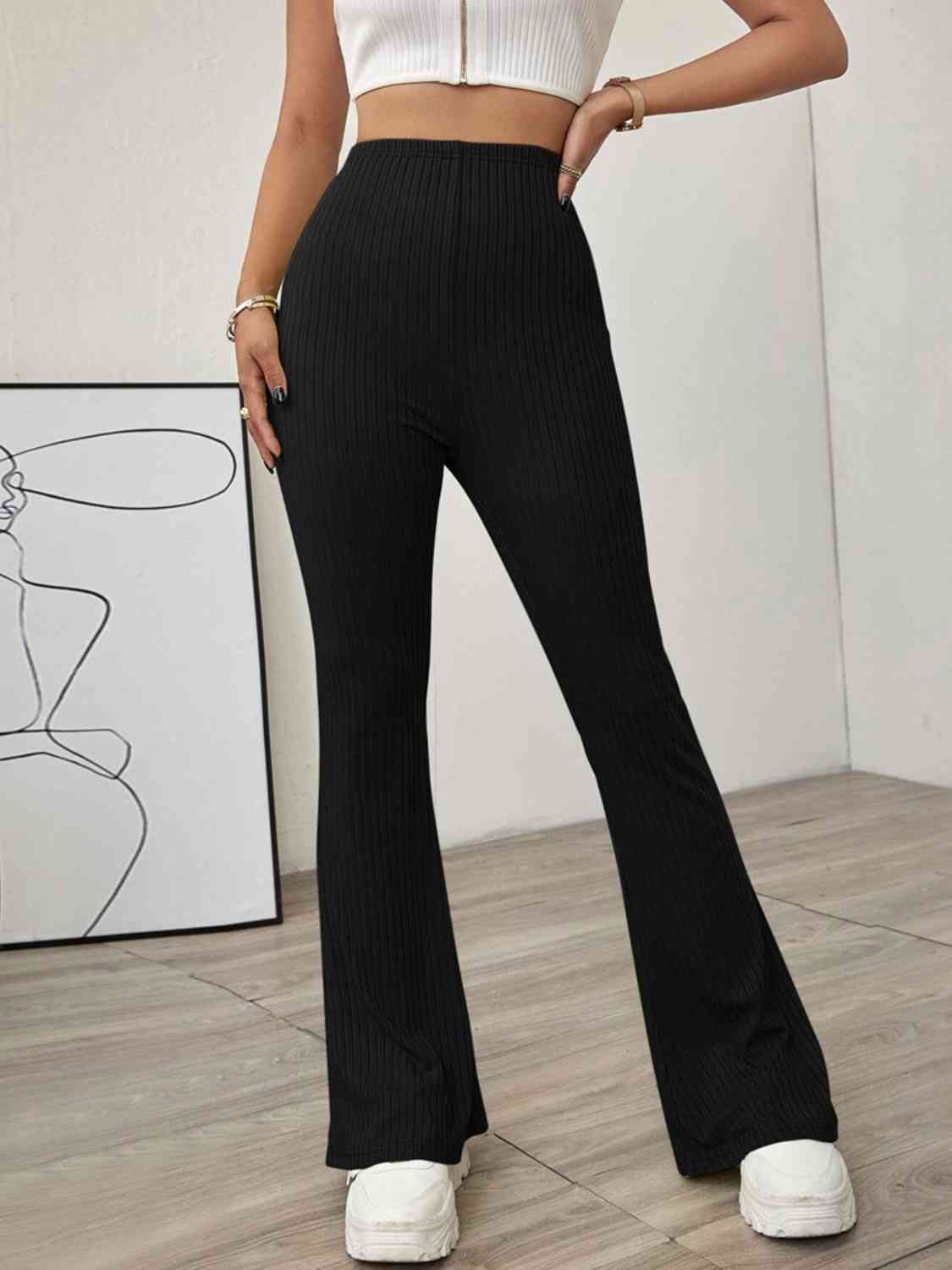 Flare Leg Pants - High-Waist (7500880969816)