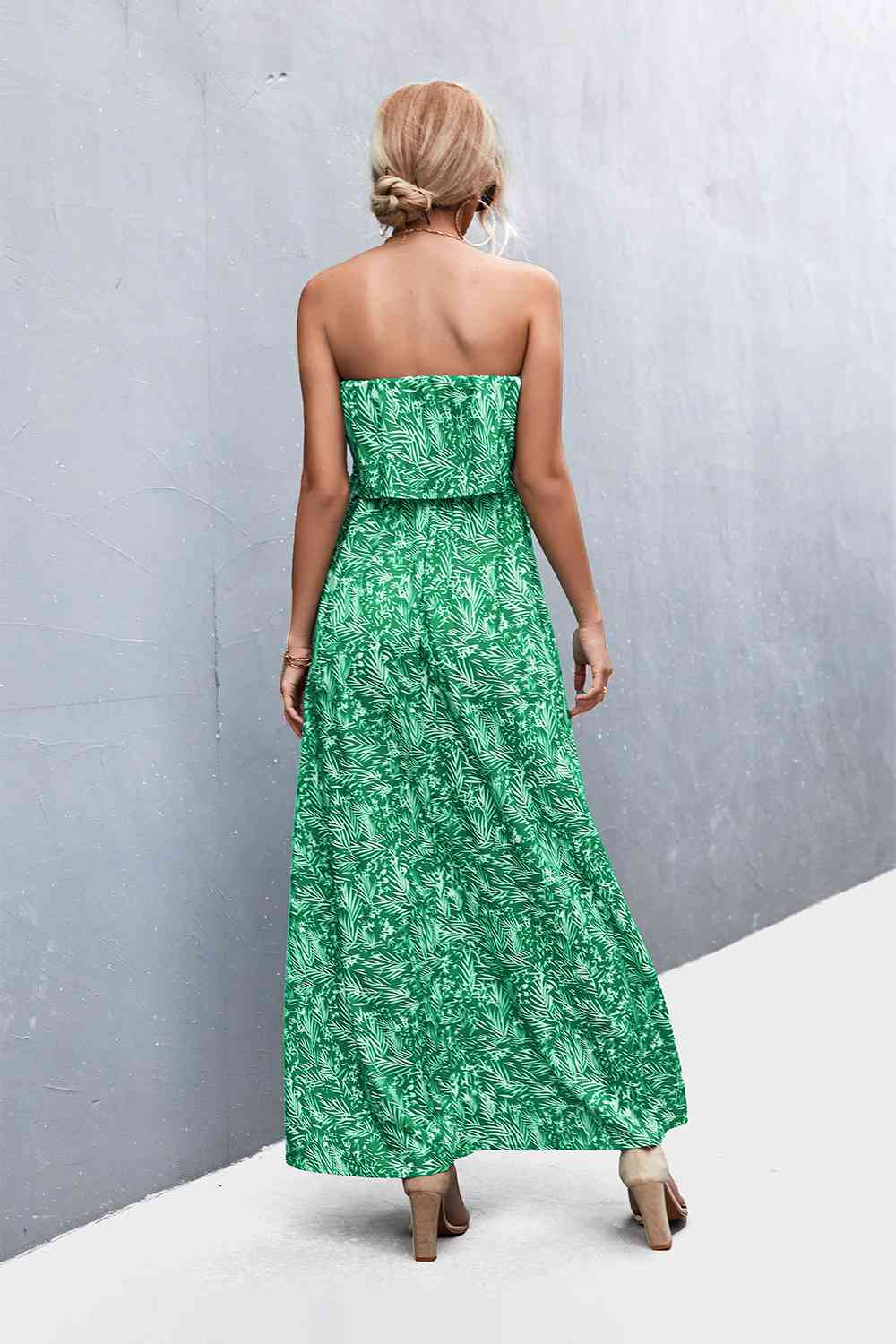 Strapless Split Maxi Dress (7515563982936)