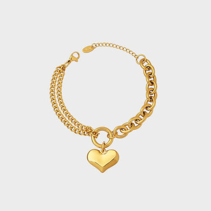 Half Chunky Chain - Titanium Steel Bracelet (7500202180696)