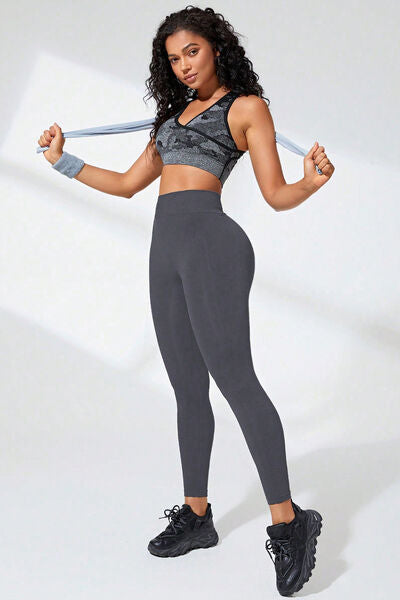 GYM WEAR High-Waist Active Yoga Pants