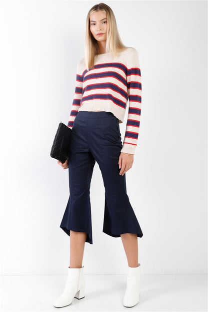 Retro High-Waist Flare Pants