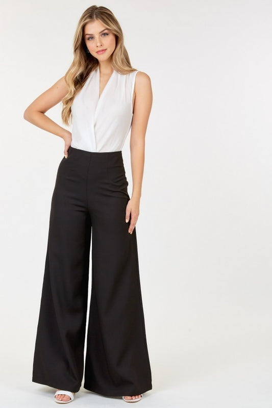 High-Waist Wide Leg Flare Pants