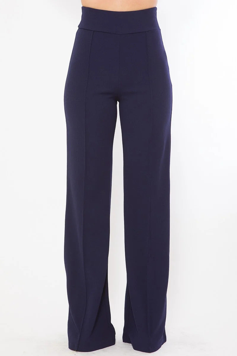 Front-Line Flared Pants - Dark Blue