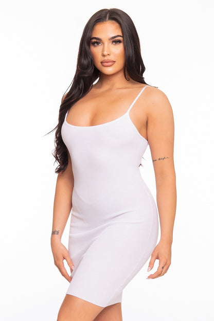 Camisole Open-Back Mini Dress