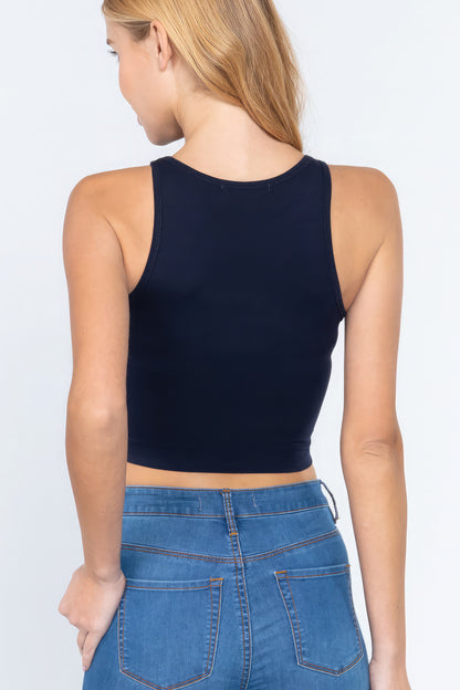 Halter Neck Crop-Top