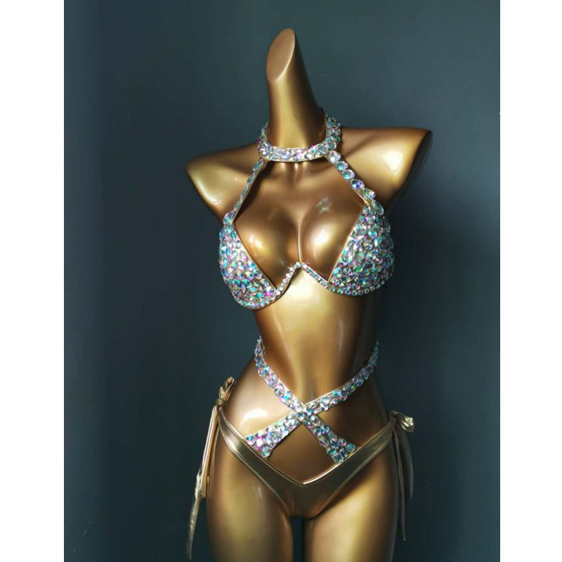Rhinestone Gems - Cut-Out Bikini (7516541812824)