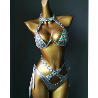 Rhinestone Gems - Cut-Out Bikini (7516541812824)
