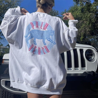 Leopard White/Pink/Blue Sweatshirt (7517819863128)