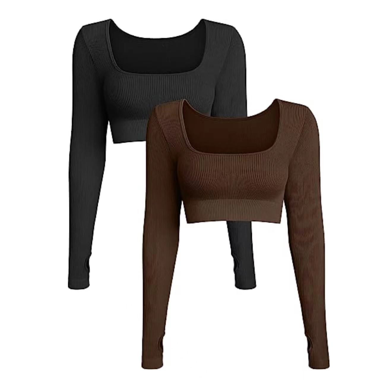 Long Sleeves Cropped Top