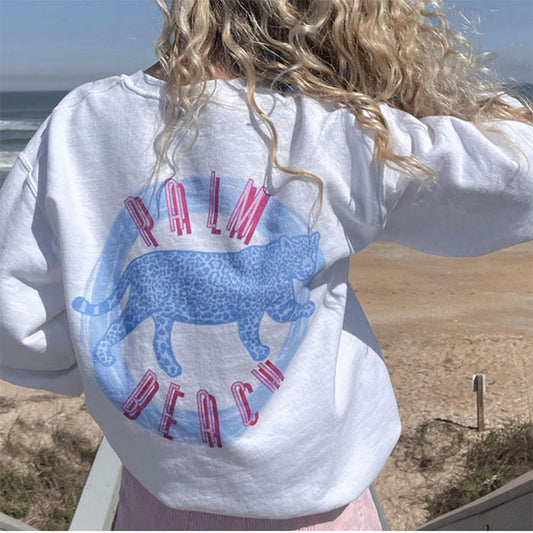 Leopard White/Pink/Blue Sweatshirt (7517819863128)