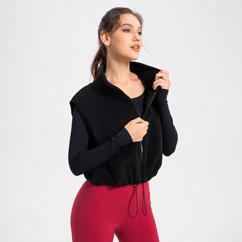 Comfy Zip - Fitness Vest Fleece Waistcoat (7516614819928)