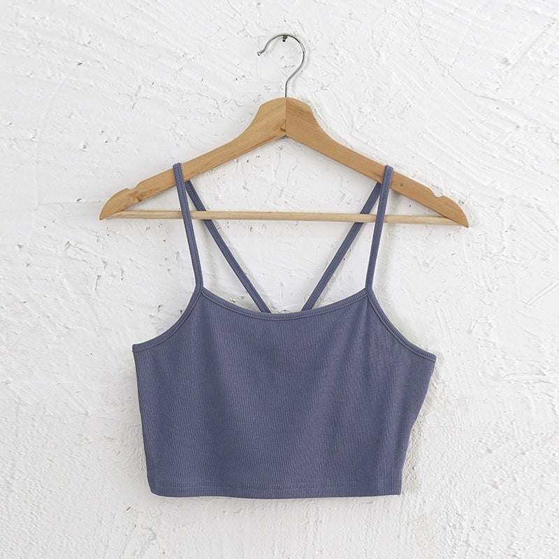 Basic Knitted Halter Vest Top