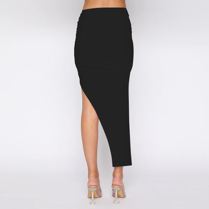 Asymmetrical Pleated Skirt