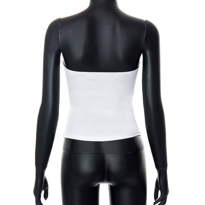 Off-Shoulder Tube Top - Solid Color Pullover Sleeveless (7517958635608)