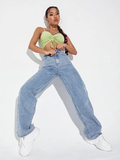 Slim-Straight Denim Jeans