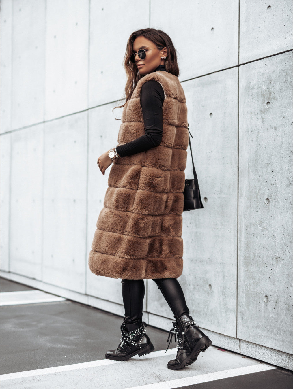Fur Vest Coat
