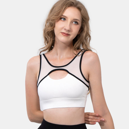 Mesh Stitching Bra