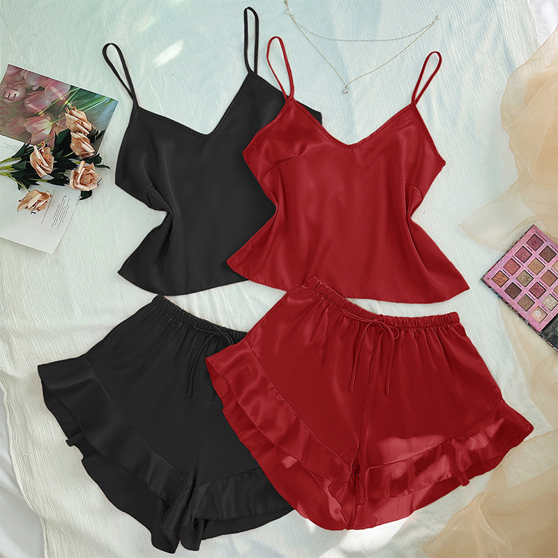 Silk Camisole & Shorts Set