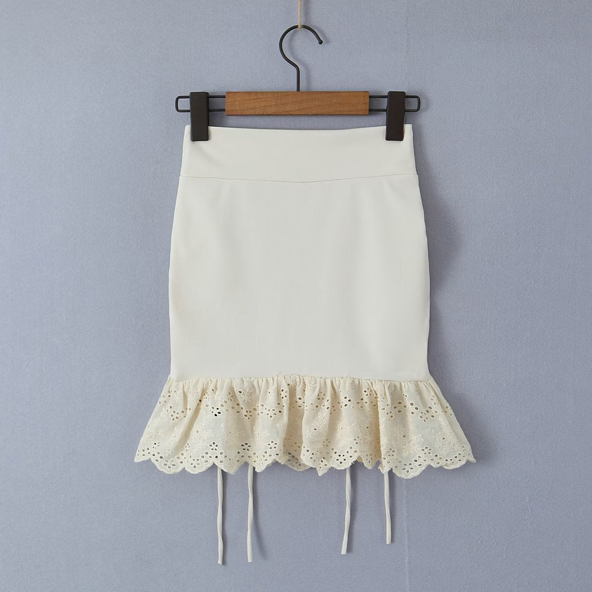 Drawstring Lace Hip Skirt