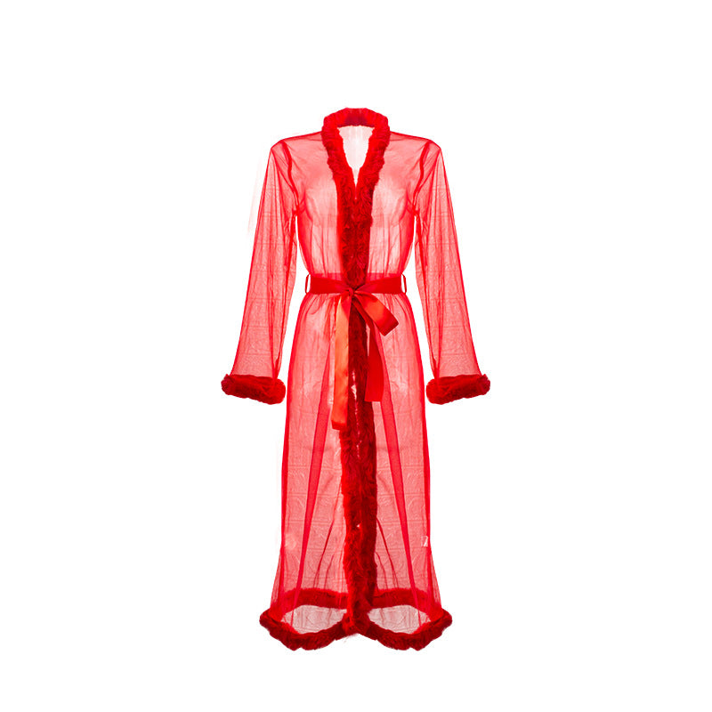 Lingerie Blouse & Robe Set (7518695260248)