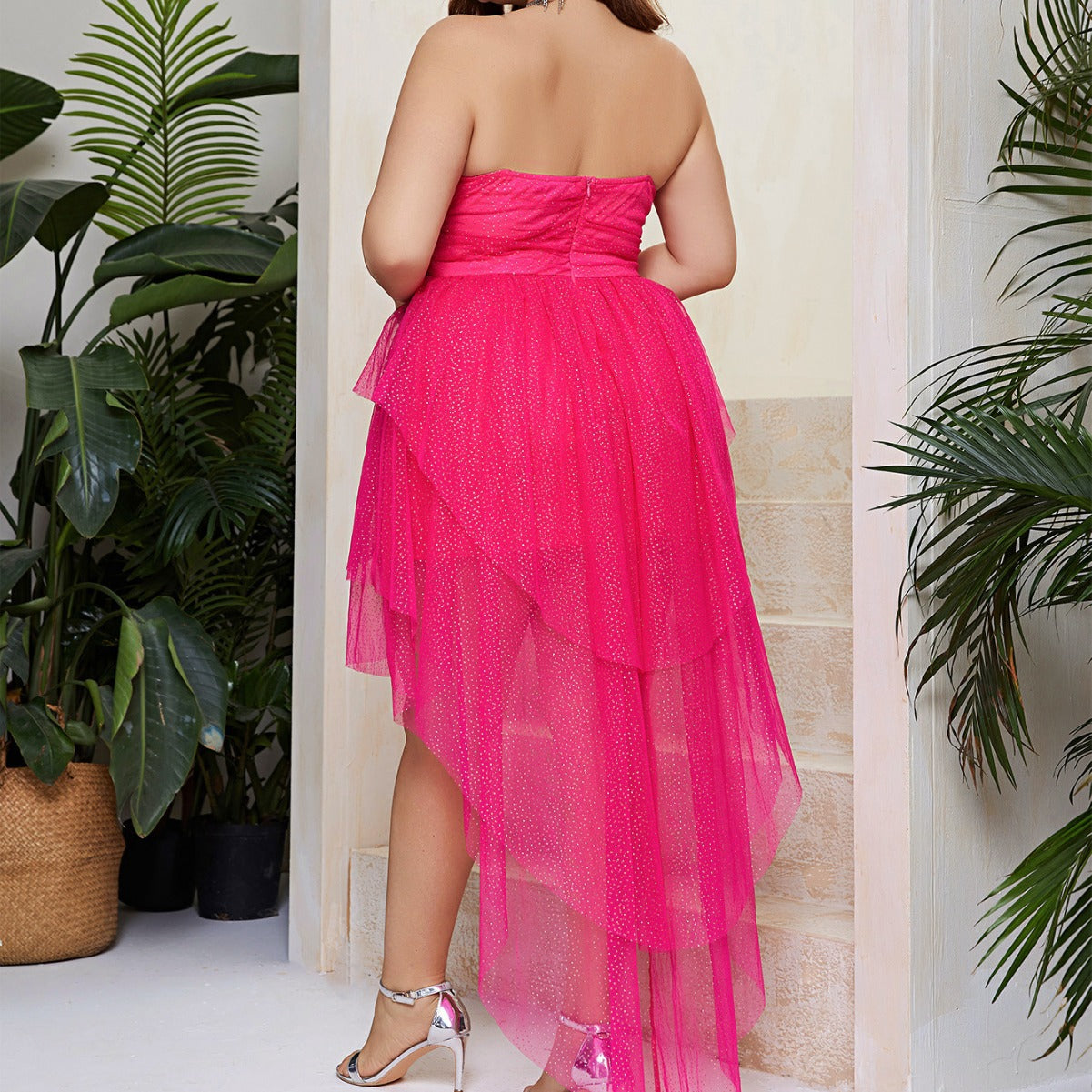 High-Low - Tube Top Cocktail Dress (7516552527960)