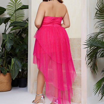 High-Low - Tube Top Cocktail Dress (7516552527960)
