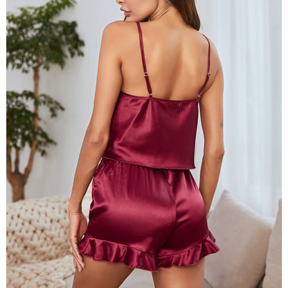Plus-Size Satin Silk Pajamas