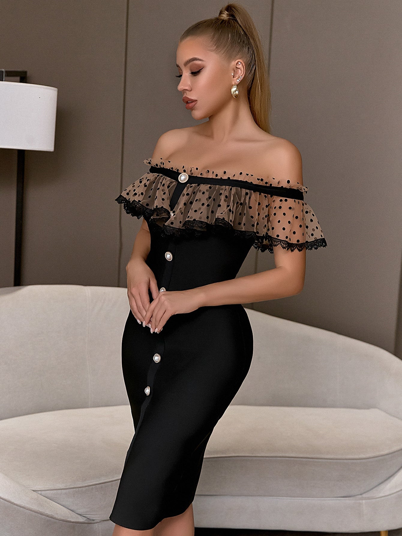 Slim-Fit Bandage Dress