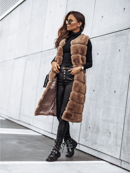 Fur Vest Coat