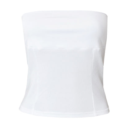 Off-Shoulder Tube Top - Solid Color Pullover Sleeveless (7517958635608)