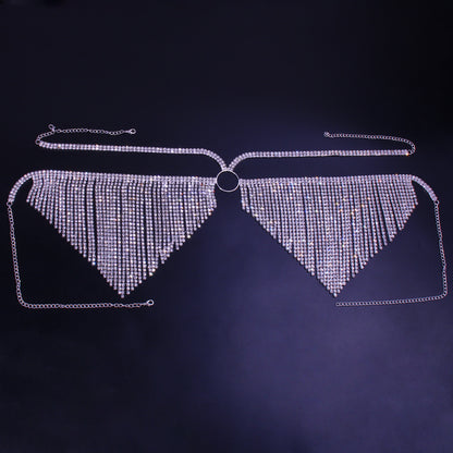 Tassel Rhinestone Body Chain &  Waist Chain - Body Chain (7517781491800)