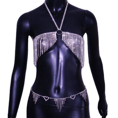 Tassel Rhinestone Body Chain &  Waist Chain - Body Chain (7517781491800)