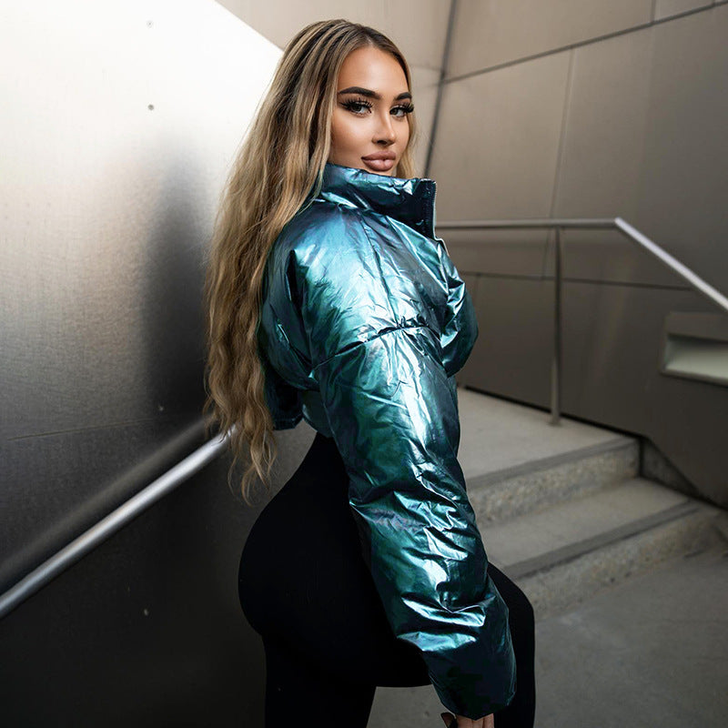 Metallic Locomotive - Asymmetrical Waist-Shaper Jacket (7516519333976)