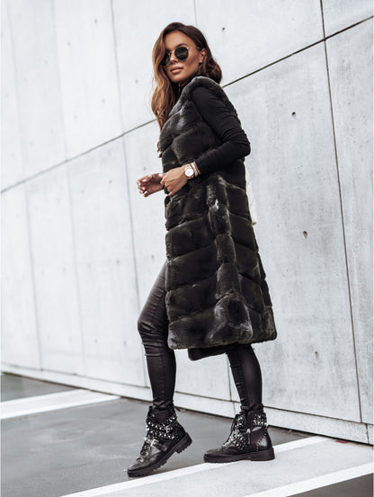 Fur Vest Coat