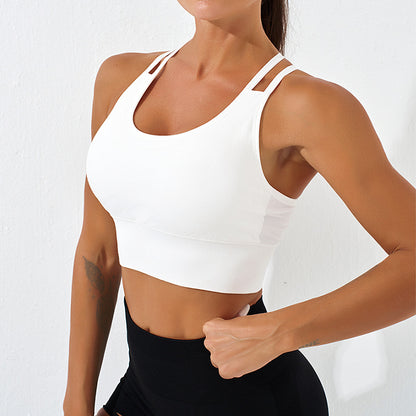 Split Straps Crop-Top