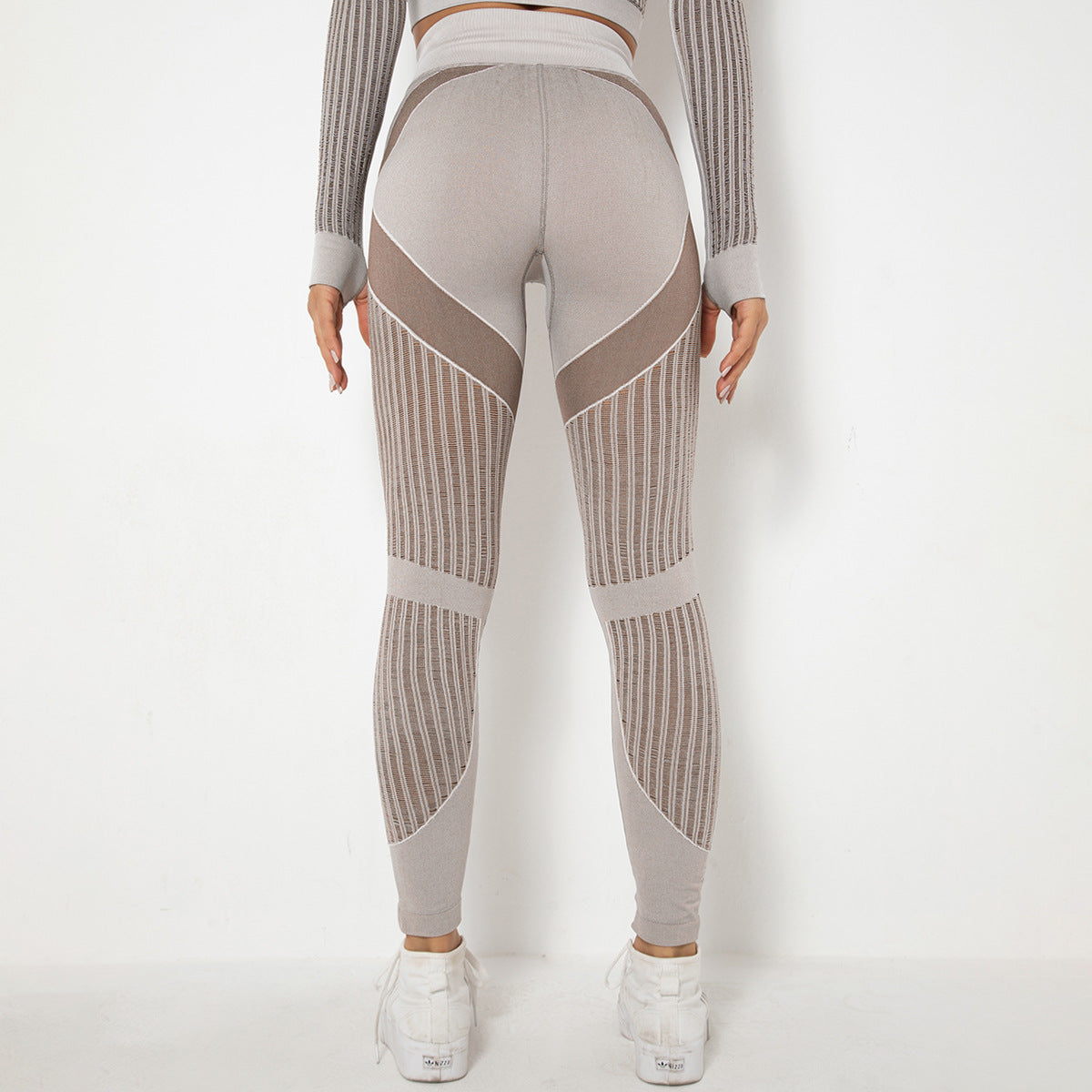 Hip Lifting Stretch Tight Bodybuilding Bottoming Shaping Sports Pants Seamless Yoga Pants (7525023875160)