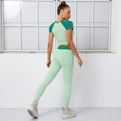 Doubles - Color Matching Double Layer Yoga Set (7520681132120)