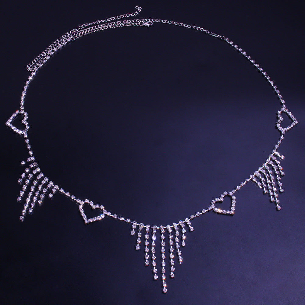 Tassel Rhinestone Body Chain &  Waist Chain - Body Chain (7517781491800)