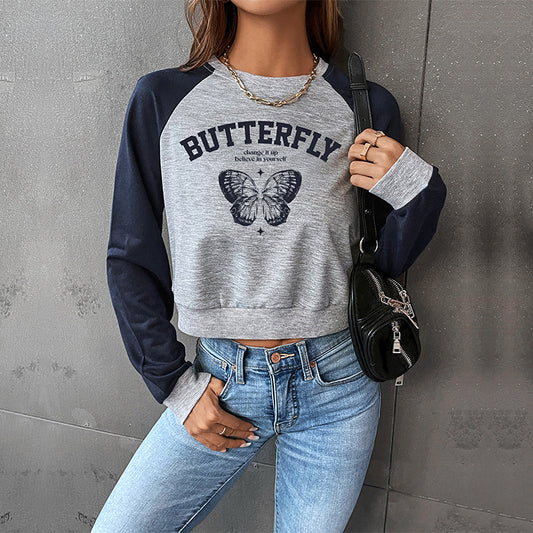 BUTTERFLY - Printed Sweater (7517821075544)